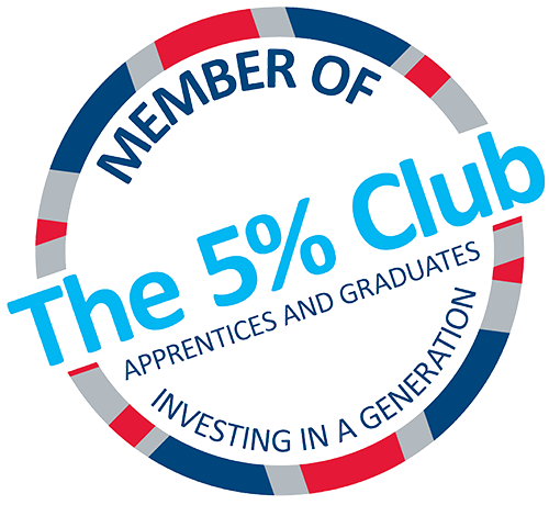 Member of The 5% Club – Apprentices and Graduates